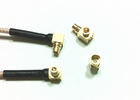 China tipo soporte RoHs de los conectores coaxiales MMCX del RF de la impedancia 70Ω del PWB proveedor