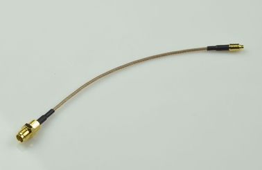 China Hembra inalámbrica de la asamblea de cable del RF de las industrias SMA al cable recto de MMCX RG 178 proveedor
