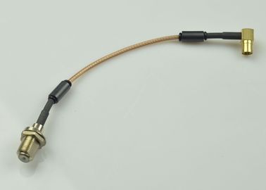 China Hembra micro del cable F del RF MCX al cable coaxial de RG 316 femeninos con base de ferrita proveedor