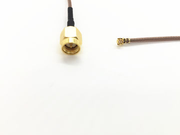 China Mini PCI al cable de pequeñas pérdidas de Wi-Fi RG -178 coaxial masculino de la antena de la coleta de SMA proveedor