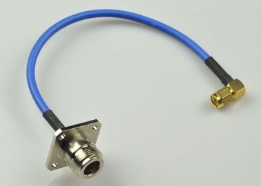 China hembra del cable N del RF de 50 ohmios al cable coaxial de la Semi-Flexión masculina de SMA proveedor