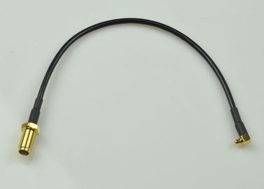 China Ennegrezca la asamblea de cable del RF de 50 ohmios con la hembra de SMA MMCX al conector macho proveedor