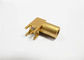 Conectores coaxiales plateados oro del RF, tablero del soporte del PWB del conector de SMB RF del enchufe masculino proveedor