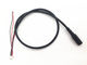 Tipo negro vino 28AWG/22AWG DC de la asamblea del moldeado del PVC de cable de transmisión Jack 3.5*1.35 proveedor